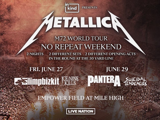 More Info for Metallica